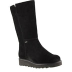 Women's Högl 8-101732 Black Gore-Tex Suede Boots J 9 - Black