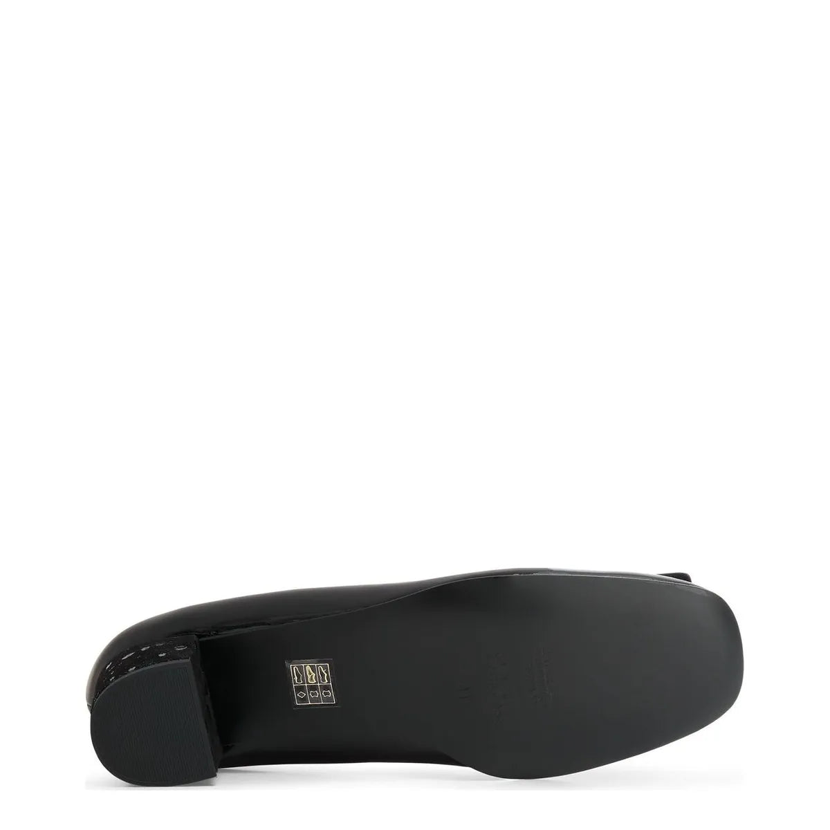 Women's EYE Mid Heel Patent Leather Court Shoes G 128 - Black Patent