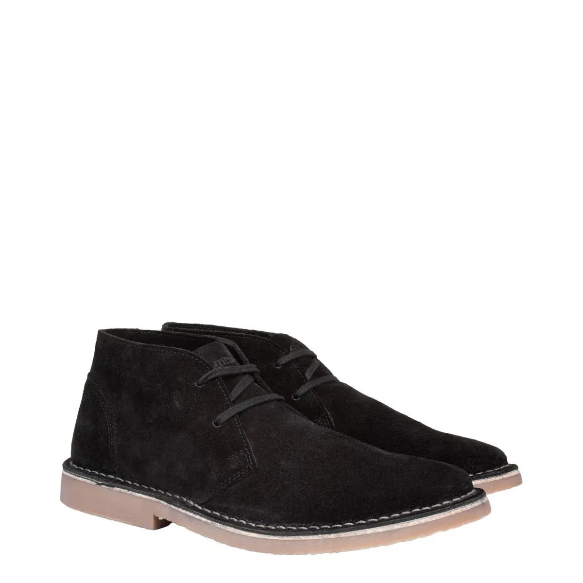 Men's Catesby CX41 Leather Suede Desert Boots - Black
