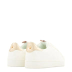 Women's Elle Sport F 7242 White & Pink Quilted Trainers Elle 11 - White