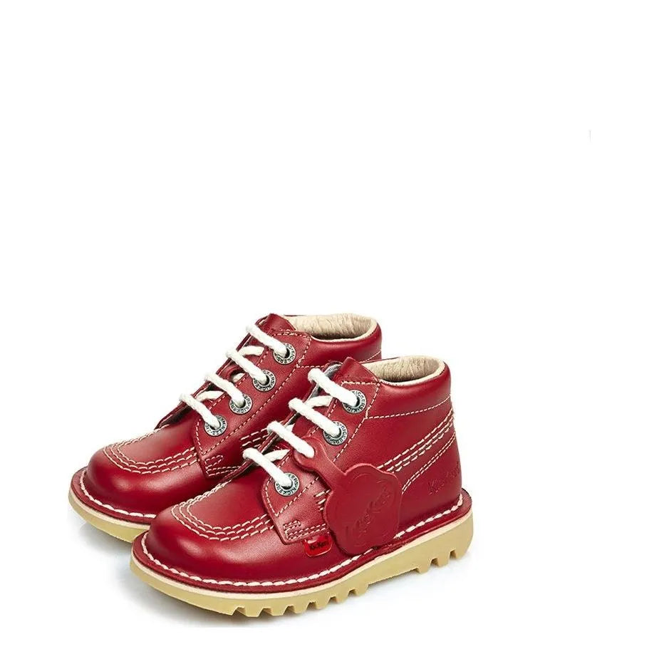 Girl's Kickers Kick Hi Classic Infant Red Boots