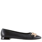 Women's HÖGL 3-10 1020 Coco Ballerina Pump Shoes HO 78 - Black
