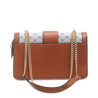 Women's BESSIE BH5081 Logo Print Shoulder & Cross Body Bags - Grey