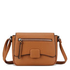 Women's Long & Son Cross Body & Shoulder Hand Bag S-082 - Brown