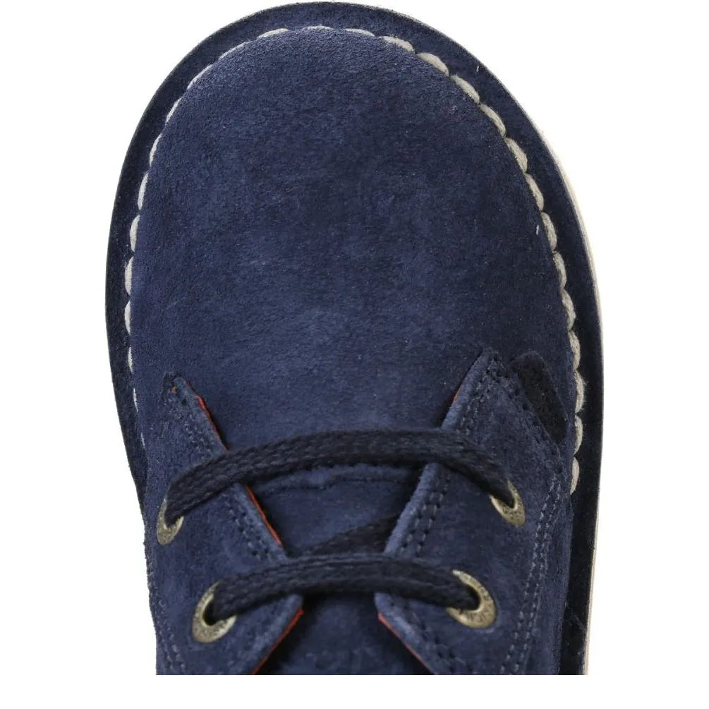 Boy's Kickers Adlar Infant Desert Suede Boots - Blue