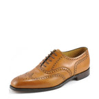 Men's Loake Buckingham Premium Brogue Leather Shoes - Tan