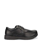 Boy's U.S BRASS B881A Stubby 4 Eyelet Lace up School Shoes - Black
