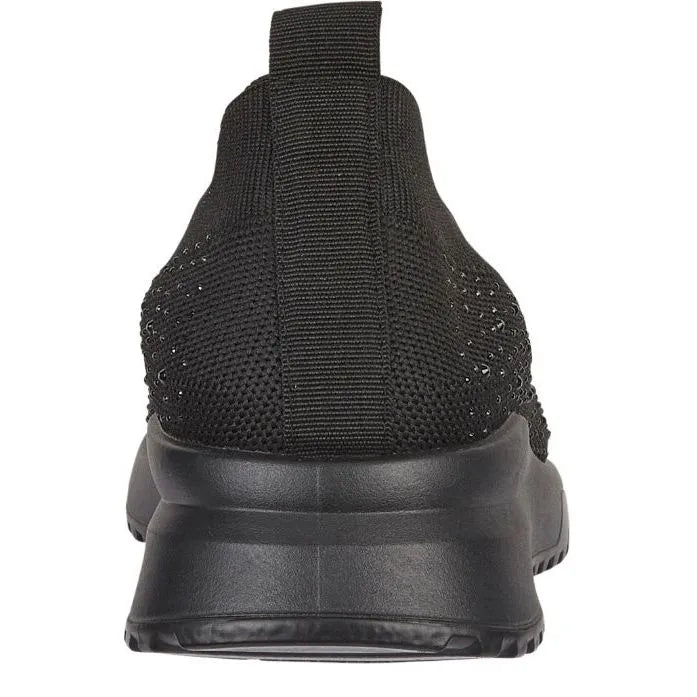 Women's Urban Jacks Cocktail Lightweight Slip-On Pump Trainers - Black