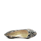 Women's EYE High Heel Pump Leather Court Shoes G 84 - Beige Snake