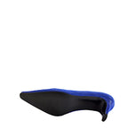 Women's EYE Mid Heel Leather Court Shoes F 73 - Royal Blue Snake