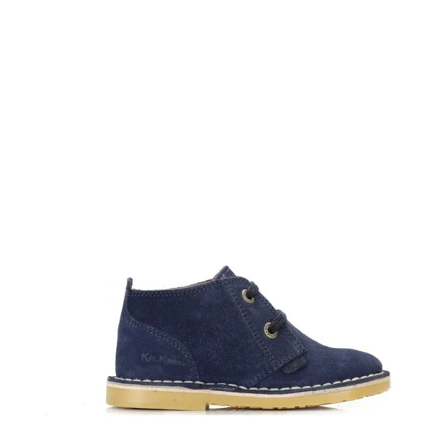 Boy's Kickers Adlar Infant Desert Suede Boots - Blue