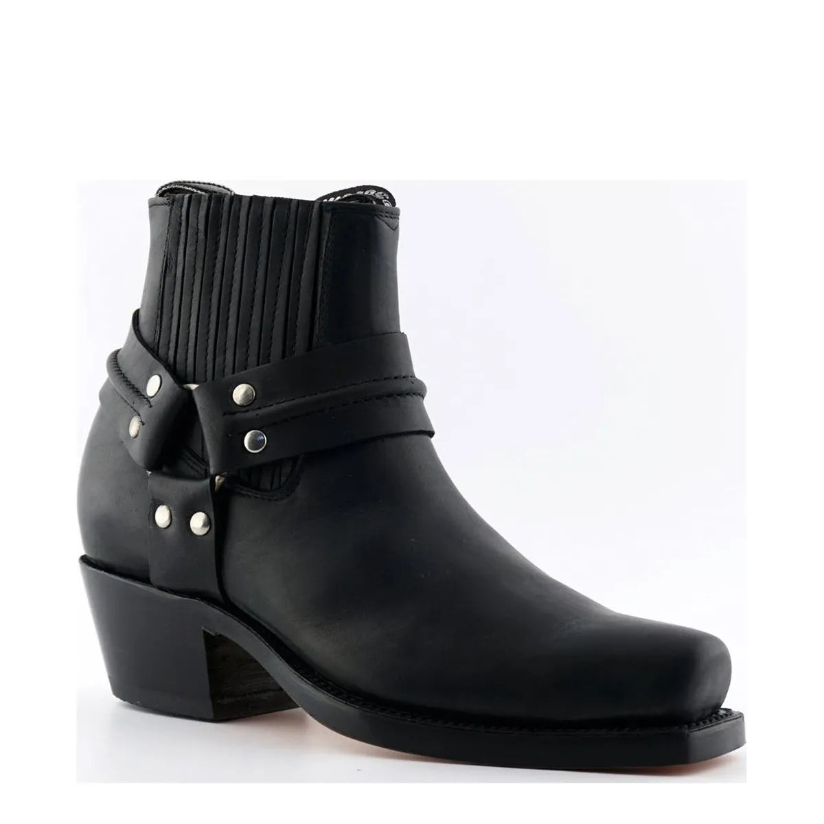 Men's Grinders Harness Lo Leather Cowboy Biker Boots with Leather