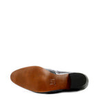 Men's EYE Classic Cuban Heel Slip-On Leather Shoes M 15 - Black