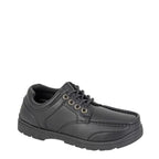 Boy's ROUTE 21 B1881A Comfortable Lace-up School Shoes - Black