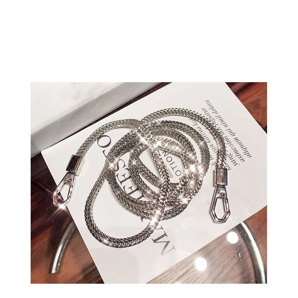 Women's Long & Son Crystal Embellished Evening Clutch Bag - D-001 Green