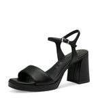 Women's Tamaris 1-28342-44 Flared Heeled Sandals K 21 - Black