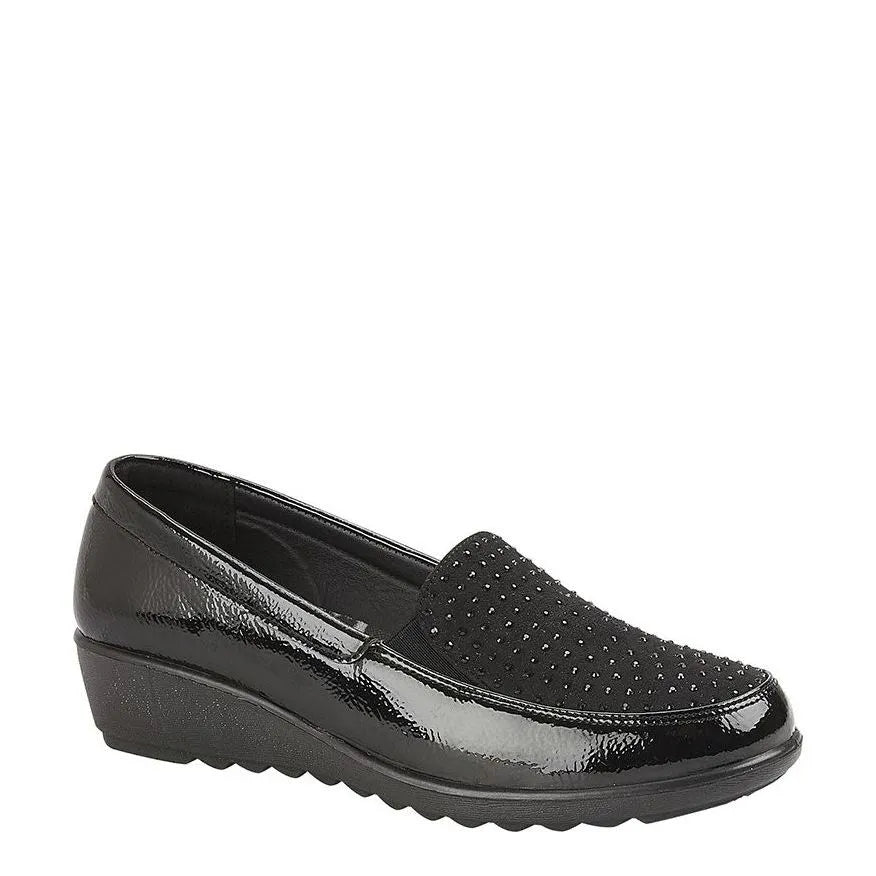 Women's Boulevard Jewel Lightweight Loafer Shoes - Black
