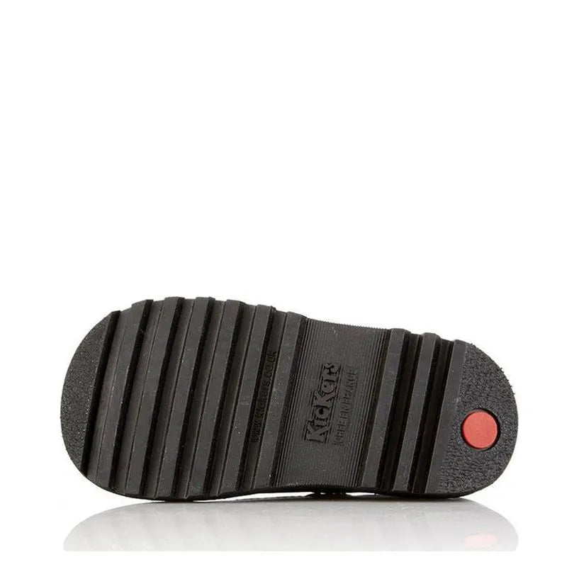 Girl's Kickers Kick T Bar Junior School Shoes - Black