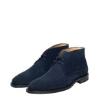 Men's John White Westfield Suede Chukka Lace-Up Boots - Navy Suede