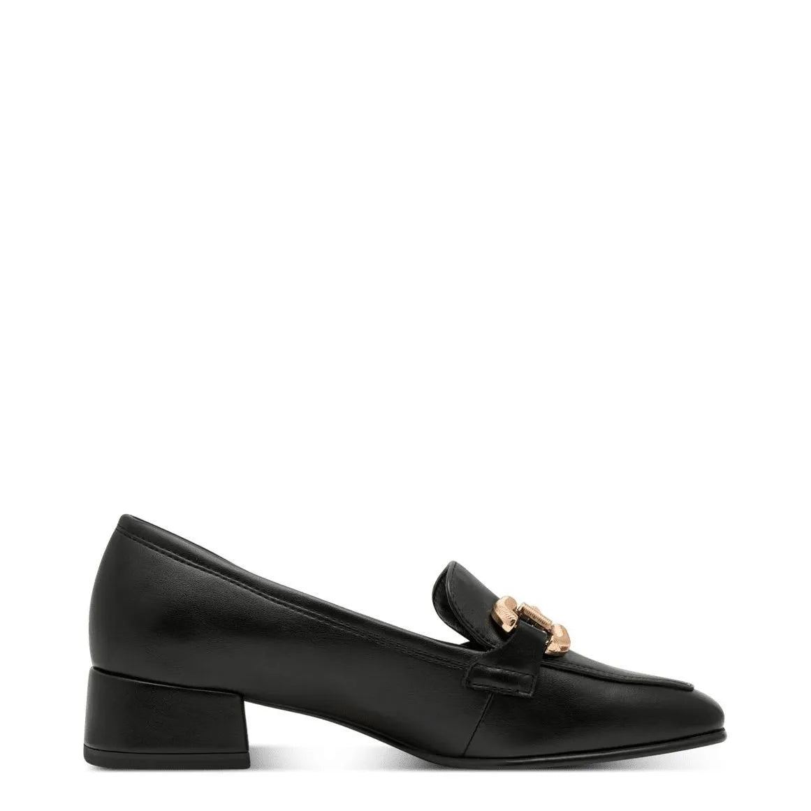 Women's Tamaris 1-24316-34 Trotteur Loafer Shoes K 15 - Black Matt
