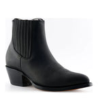 Men's Grinders Maverick Western Cowboy Leather Boots - Black