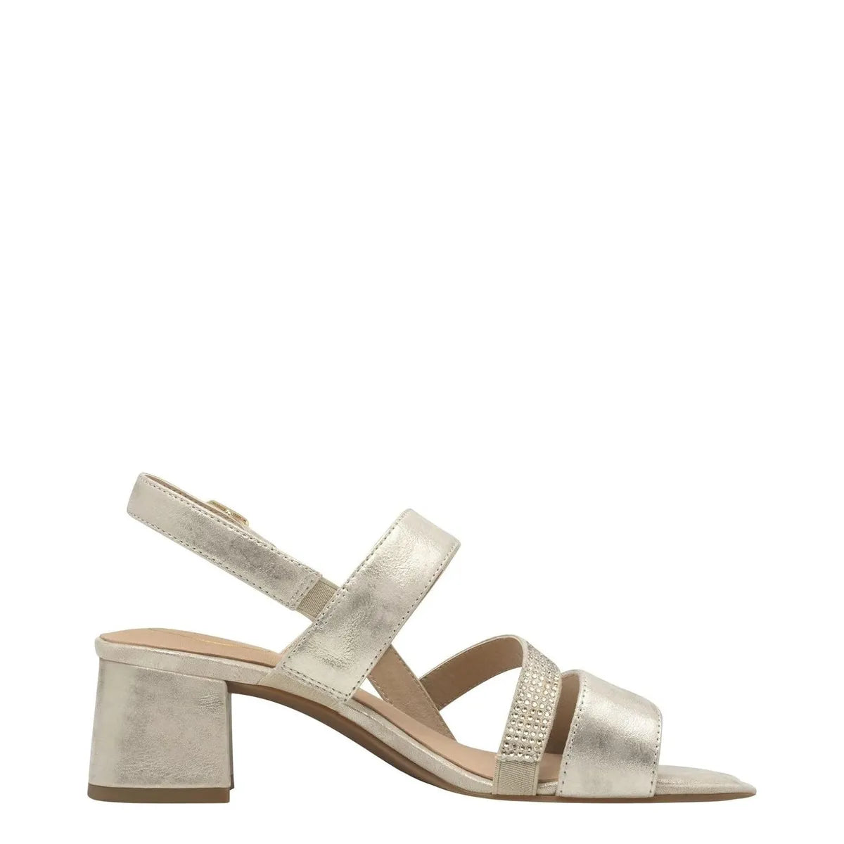 Women's Tamaris Comfort 8-88318-44 Wide Fitting Sandals - Cloudy Gold