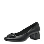 Women's Tamaris 1-22302-41 Leather Pump Court Shoes K 16 - Black