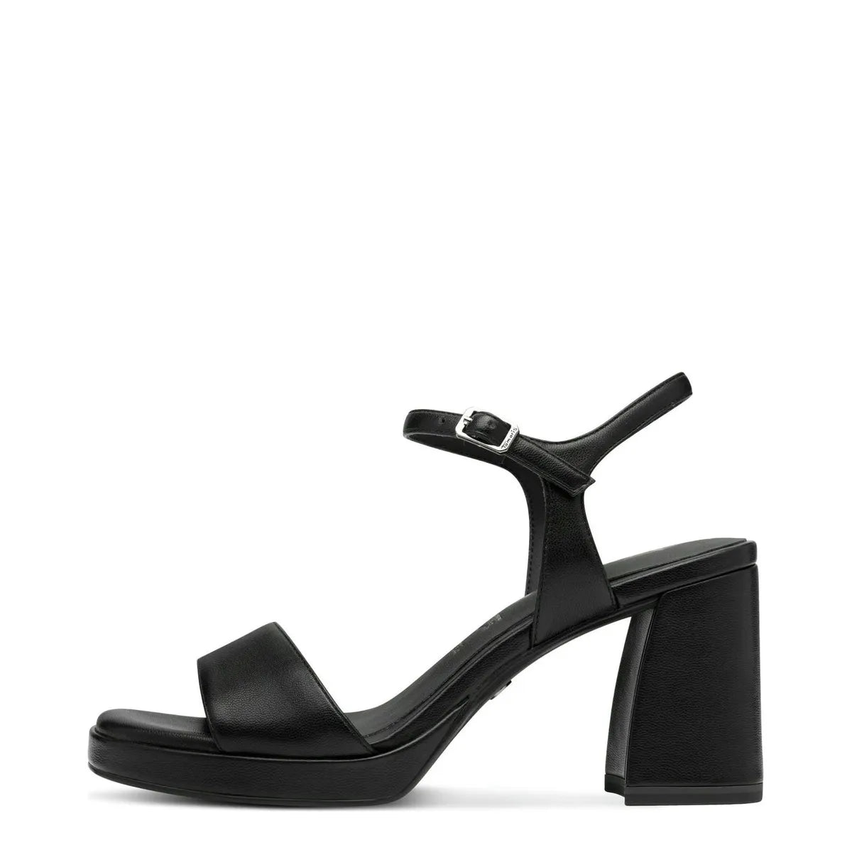 Women's Tamaris 1-28342-44 Flared Heeled Sandals K 21 - Black