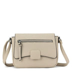 Women's Long & Son Cross Body & Shoulder Hand Bag S-082 - Beige