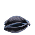 Women's Long & Son Medium Clutch, Wristlet, Shoulder, Cross-Body Bag with Additional Straps 23353 - Black