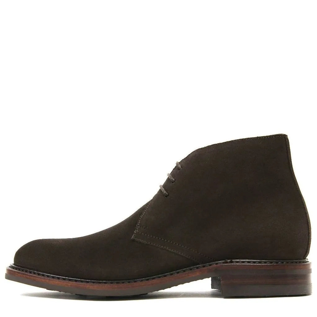 Men's Berwick 1707 Chukka 320 Goodyear Welted Leather Ankle Boots M 30 - Brown Suede Cafe