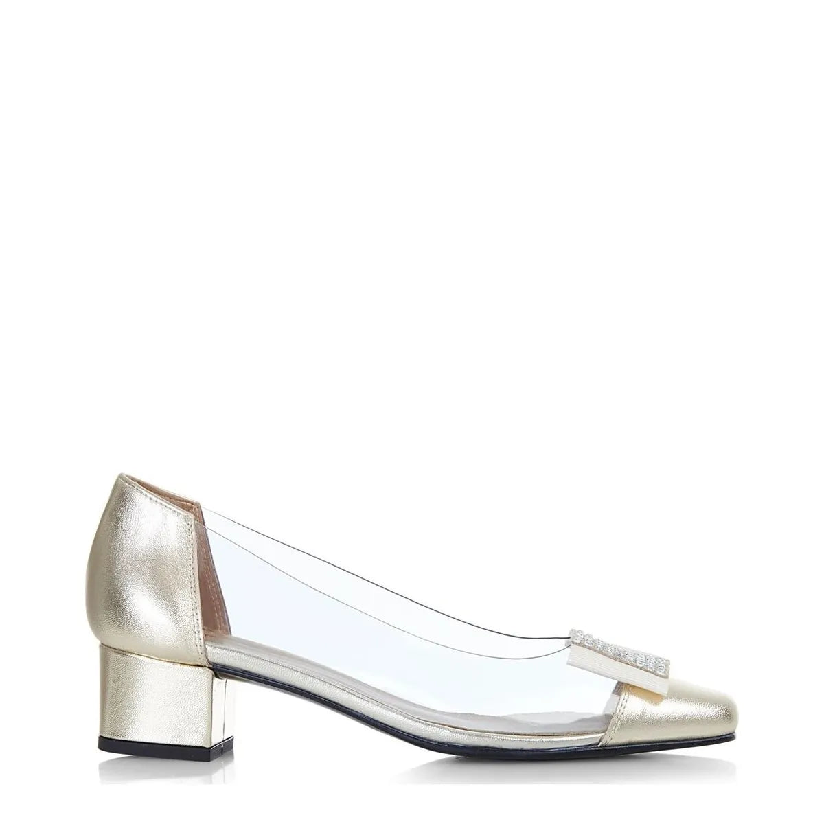 Women's EYE Metallic Patent Leather Ballet Dress Shoes F 71 - Gold