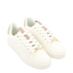 Women's Elle Sport F 7242 White & Pink Quilted Trainers Elle 11 - White