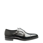 Men's Loake Cannon Premium Double Monk Shoes - Black