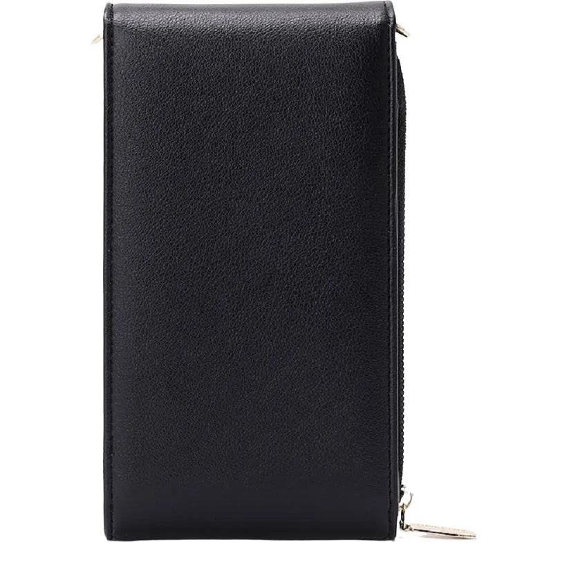 Women's Long & Son Multi Compartment Crossbody Phone Bag Q-010 - Beige