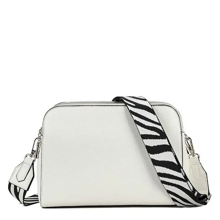 Women's Long & Son Medium Shoulder & Cross Body Hand Bags 32241 - White