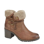 Women's Cipriata L062 Fedra Fur Roll Top Ankle Boots - Camel