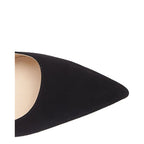 Women's Högl 4-109012 Pointed Leather Suede High Heel Court Shoes HO 51 - Black Suede