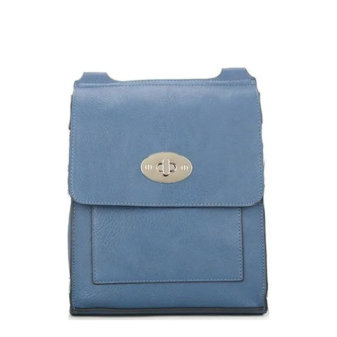 Women's Long & Son Lightweight Medium Cross Body Bags 21600 - Light Blue