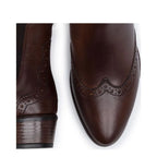 Women's Tamaris 1-25931 Brogue Chelsea Ankle Boots K 7- Brown