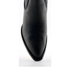 Men's Grinders Maverick Western Cowboy Leather Boots - Black