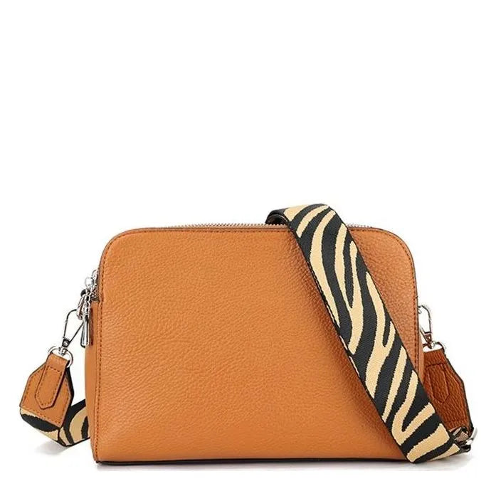 Women's Long & Son Medium Shoulder & Cross Body Hand Bags 32241 - Brown