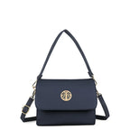 Women's Long & Son Medium Cross Body and Shoulder Bag 23362 - Navy