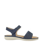Women's JO & JOE Florence Lightweight Flower Trim Sandals - Navy