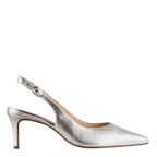 Women's HÖGL 0-176201 Boulevard 60 SL Slingback Pump Shoes HO 89 - Silver