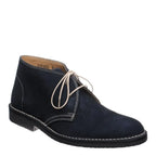 Men's Loake Sahara Classic Suede Desert Boots - Navy Suede
