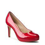 Women's Högl Studio 80 Closed Pump Leather Court Shoes HO 33 - Red Patent