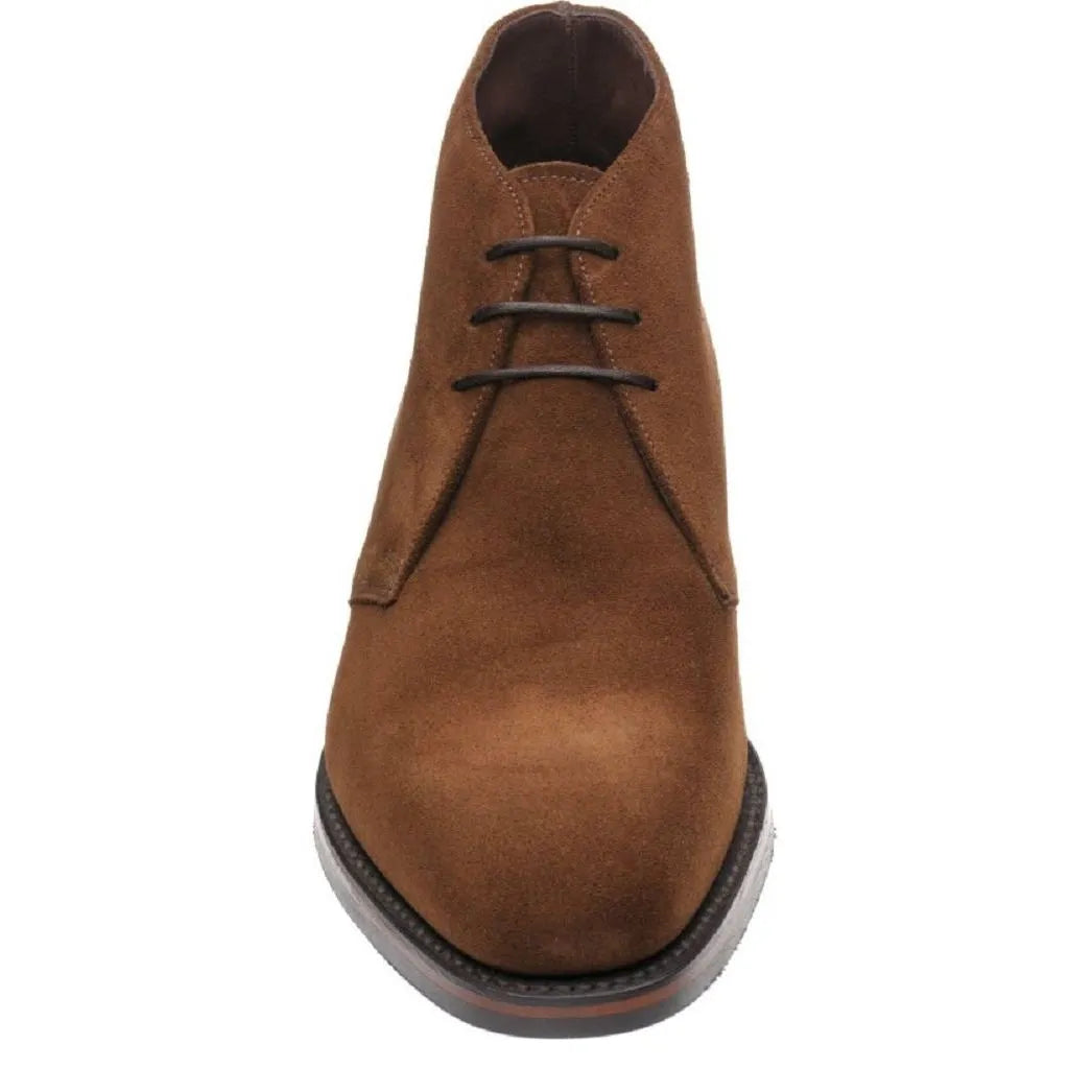 Men's Loake Pimlico Premium Leather Suede Chukka Boots - Brown Suede