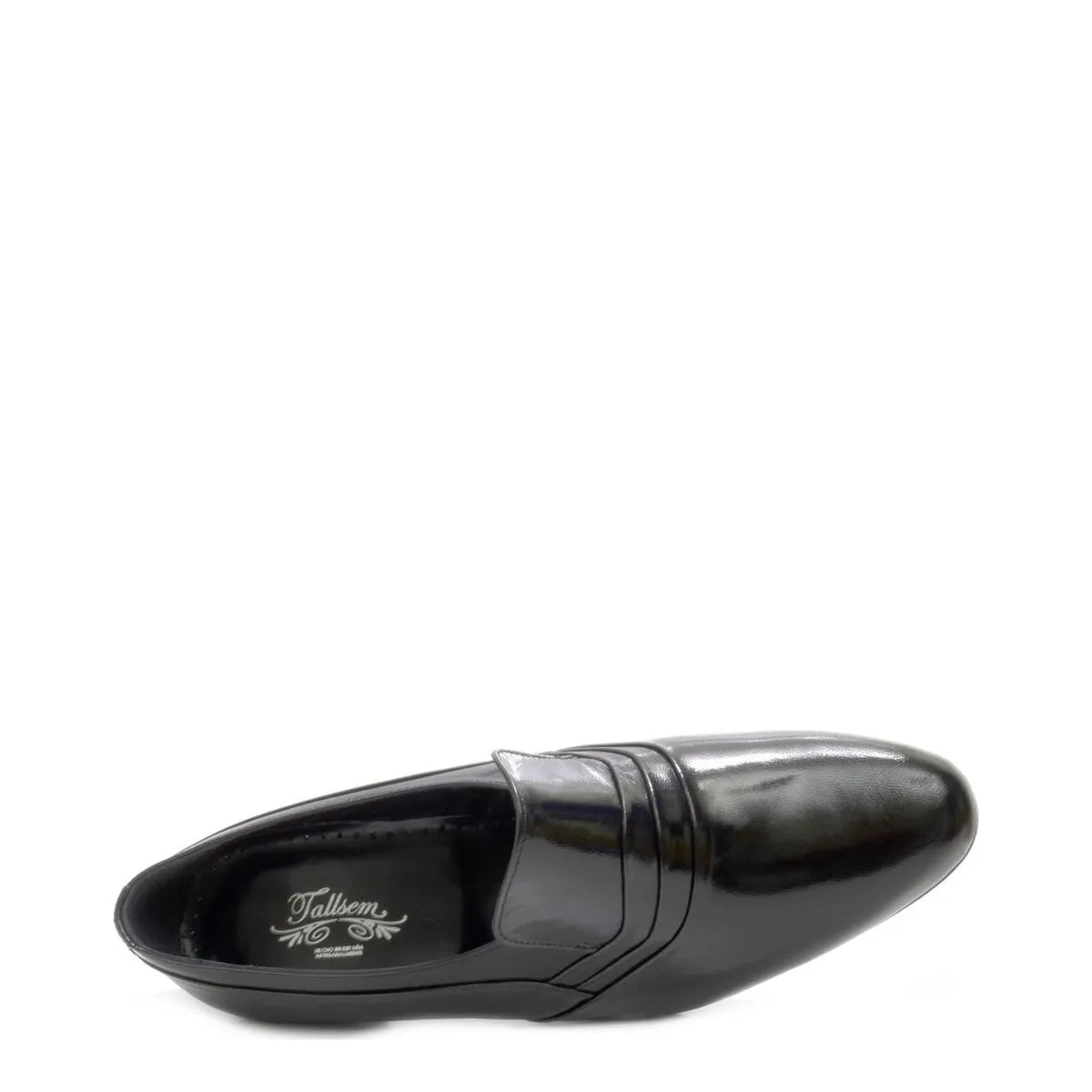Men's EYE Classic Cuban Heel Slip-On Leather Shoes M 15 - Black