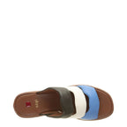 Women's Högl 3-102520-3999 Dune Soft Leather Wedge Mules - Sky Multi